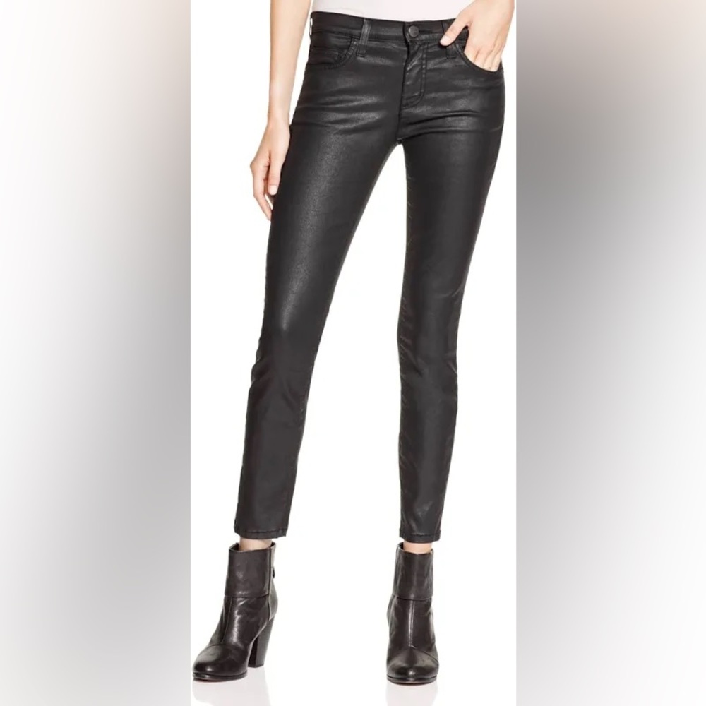 Current/Elliott Stiletto Skinny Coated Jeans